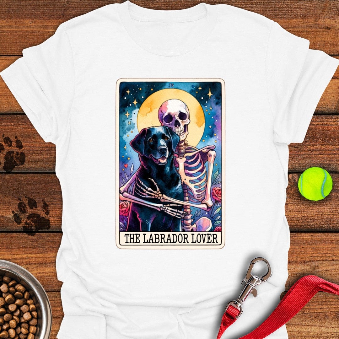 Labrador Tarot Card T-Shirt White