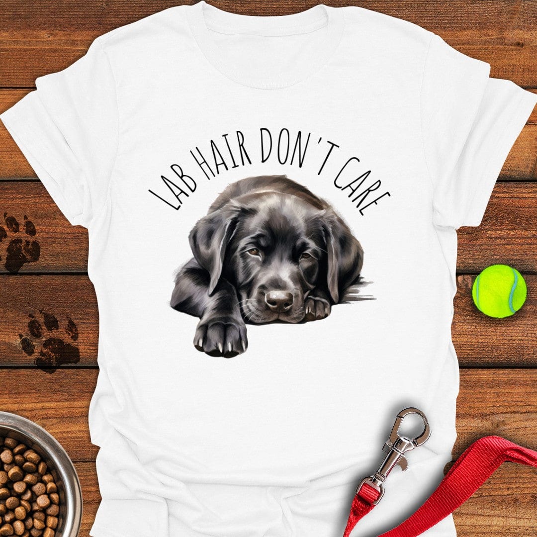 Lab Hair Don't Care T-Shirt White