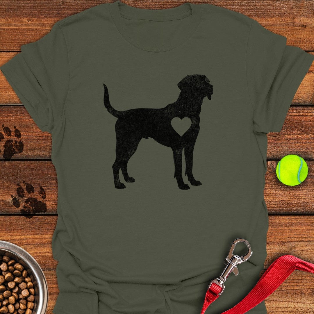 Labrador Love T-Shirt Military Green