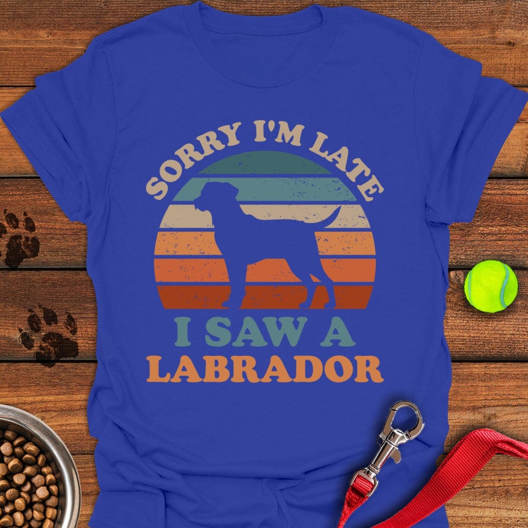 I Saw a Labrador T-Shirt Royal
