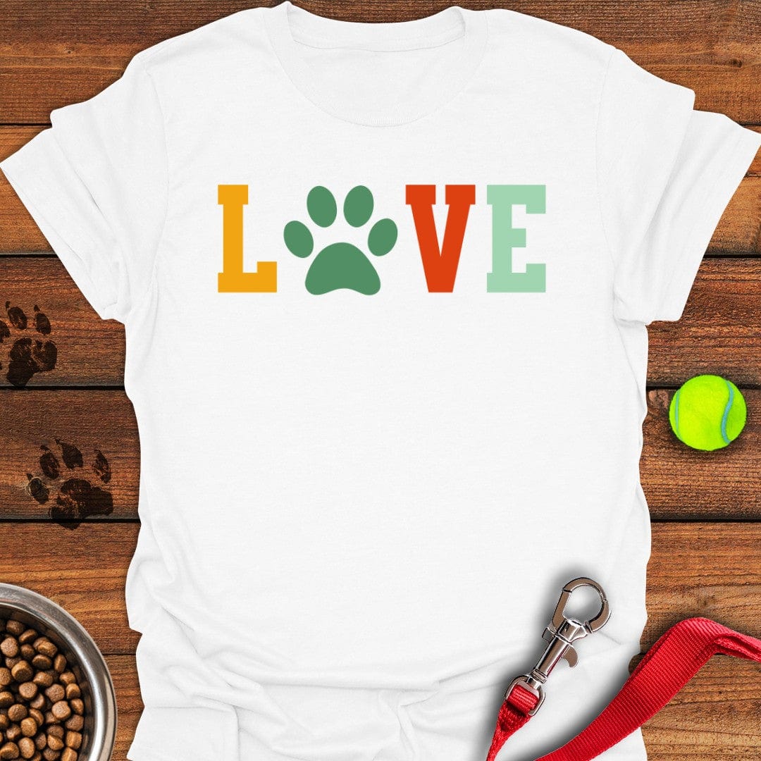 Love Dog T-Shirt White
