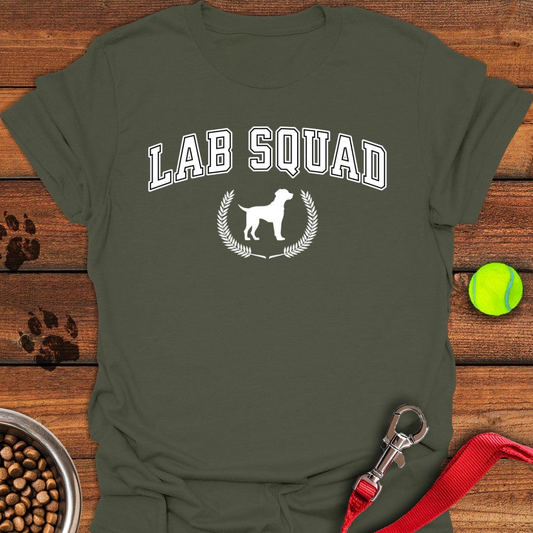Lab Squad College T-Shirt Military Green