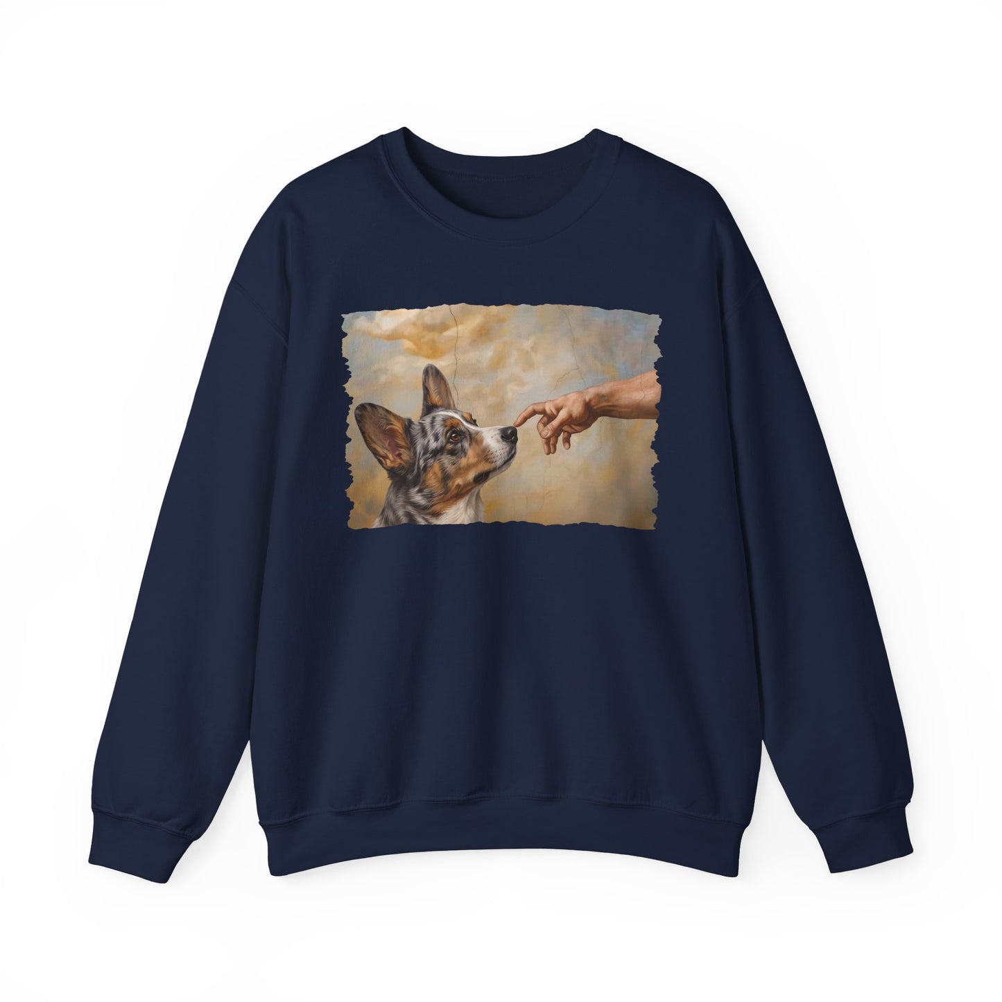 Cardigan Welsh Corgi Blue Merle Creation Crewneck Sweatshirt