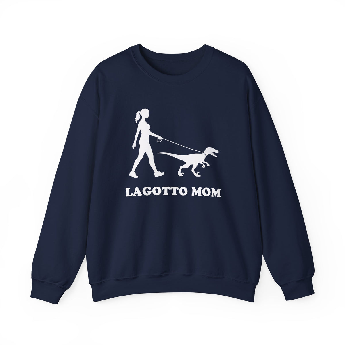 Lagotto Mom Crewneck Sweatshirt Navy