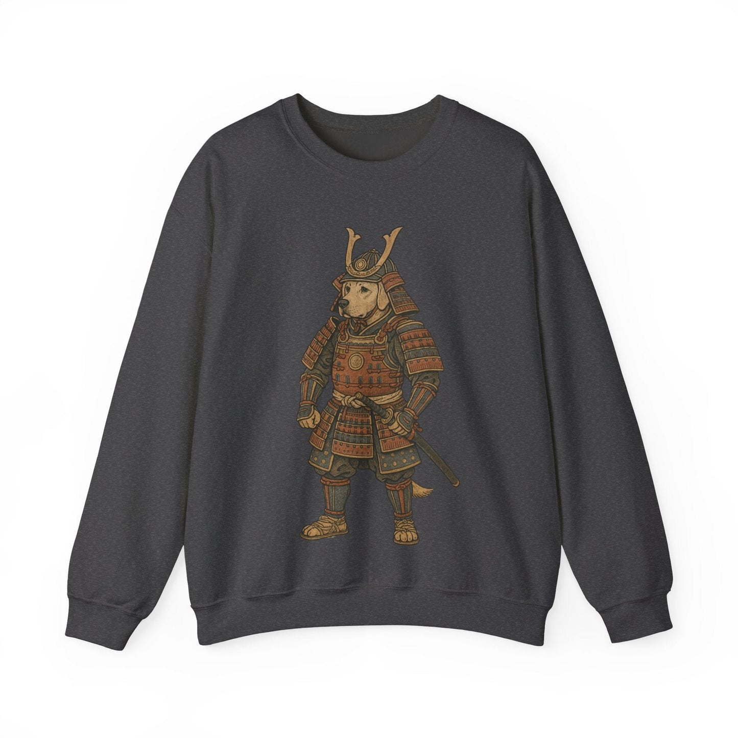 Labrador Samurai Crewneck Sweatshirt Dark Heather