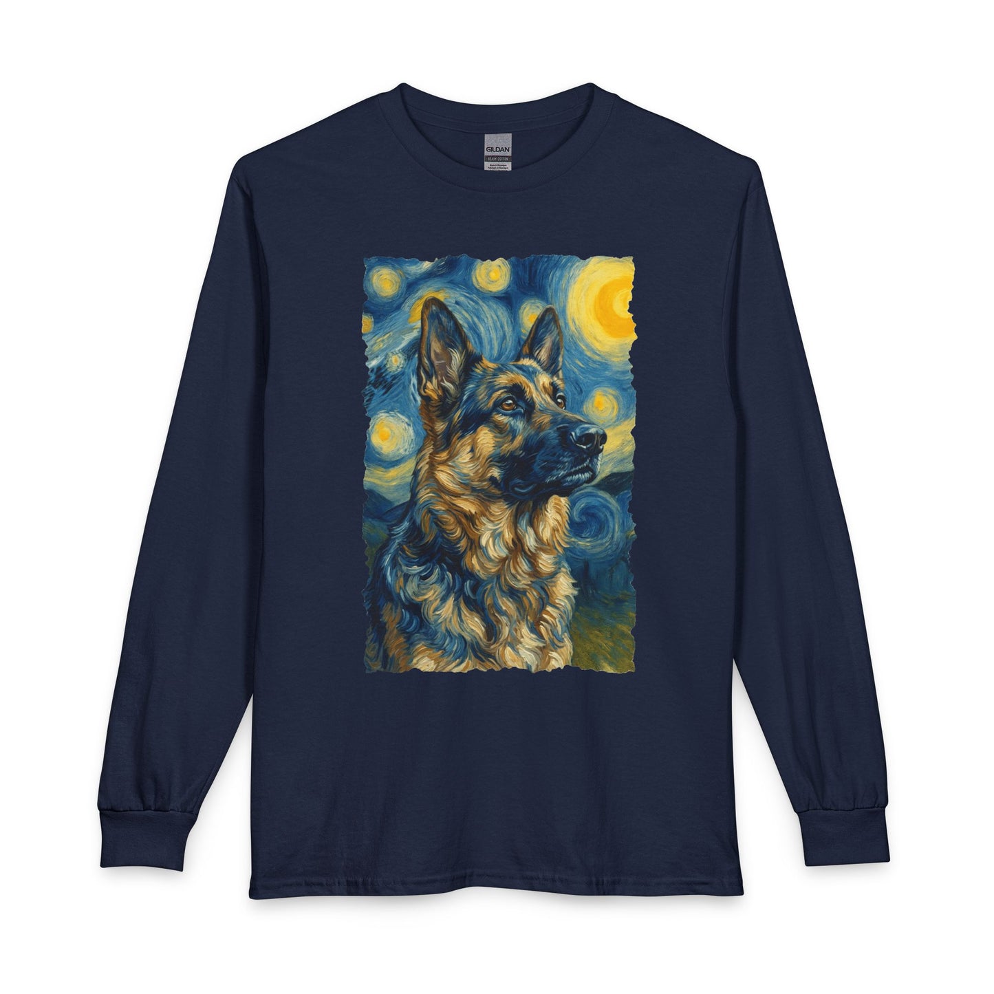 German Shepherd van Gogh Long Sleeve