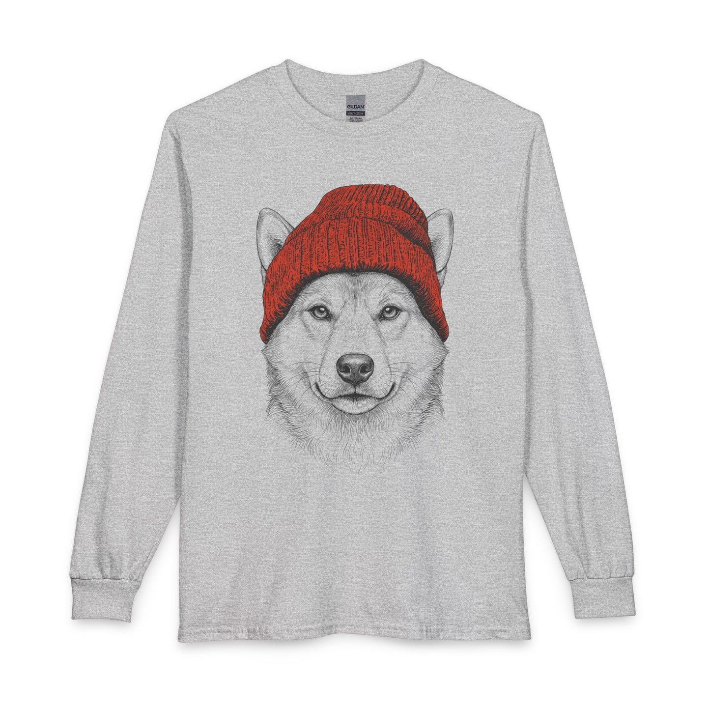 Shiba Beanie Long Sleeve Sport Grey