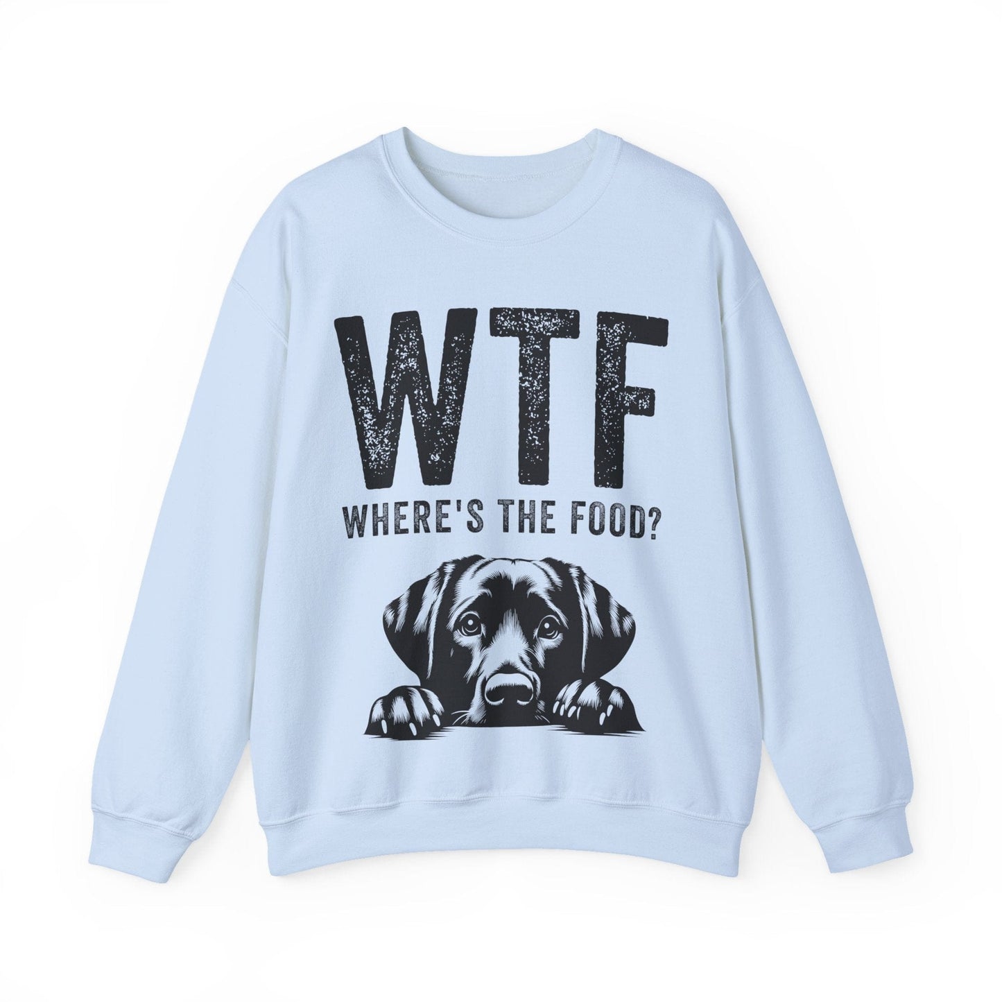 Where's The Food Crewneck Sweatshirt Light Blue
