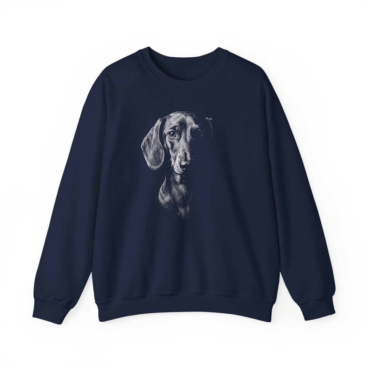 Dachshund Engraved Crewneck Sweatshirt