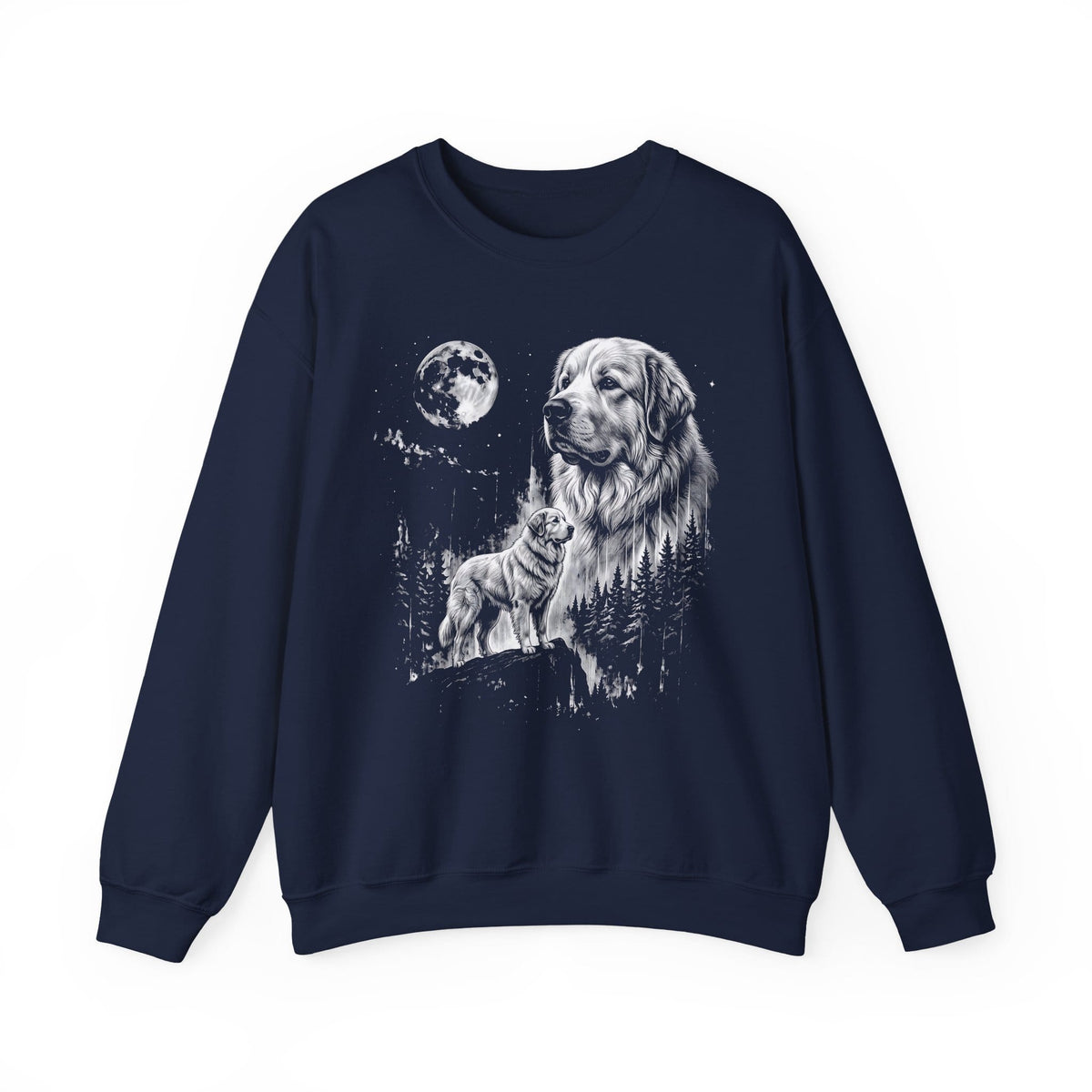 Great Pyrenees Moonlight Crewneck Sweatshirt