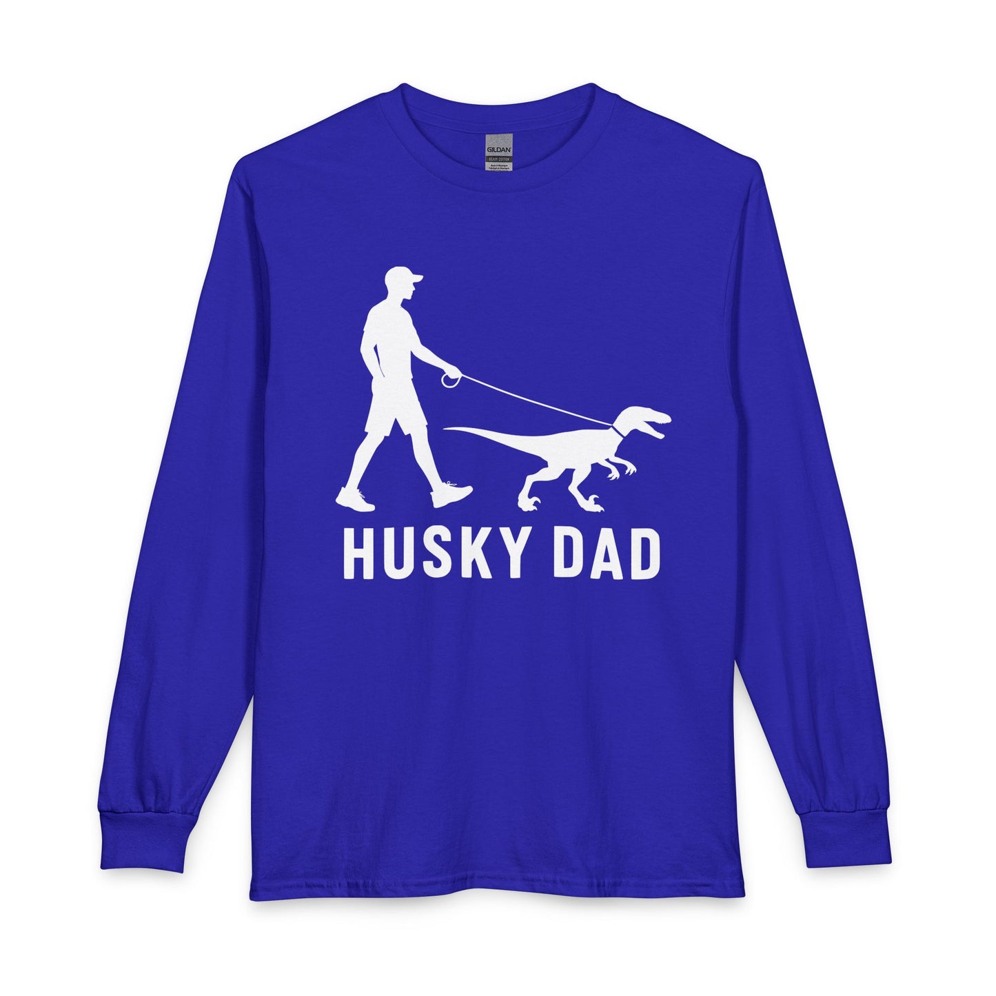 Husky Dad Velociraptor Long Sleeve