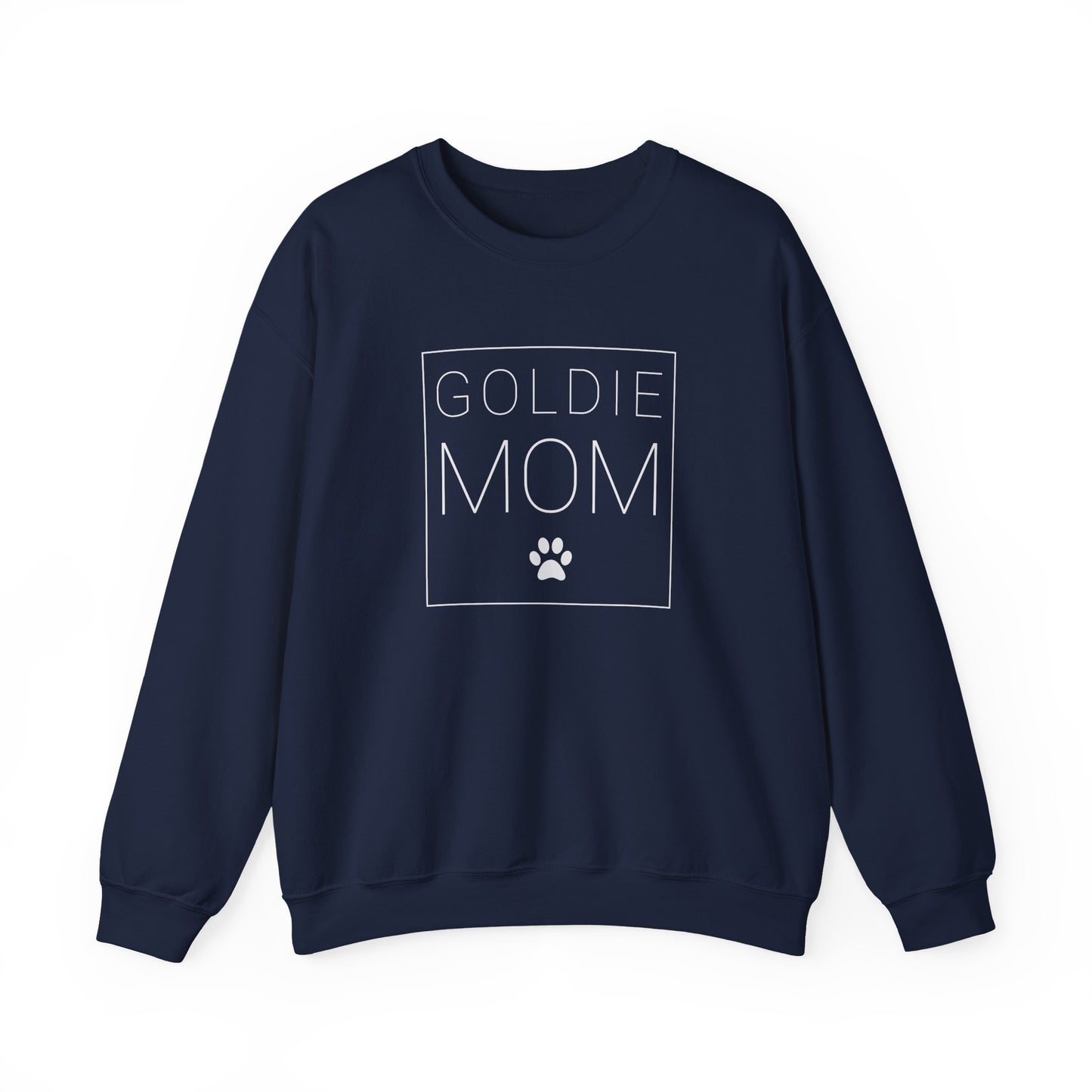 Golden Retriever Mom Crewneck Sweatshirt 3XL Navy
