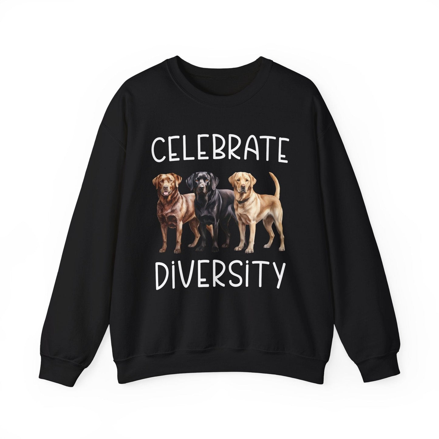 Celebrate Diversity Crewneck Sweatshirt Black