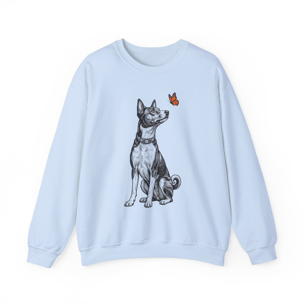 Basenji Butterfly Crewneck Sweatshirt