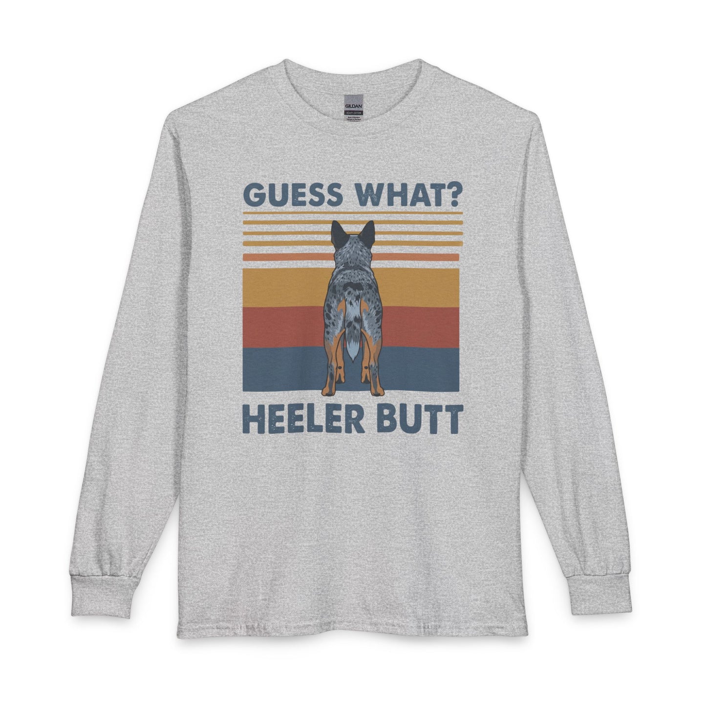 Blue Heeler Butt Long Sleeve