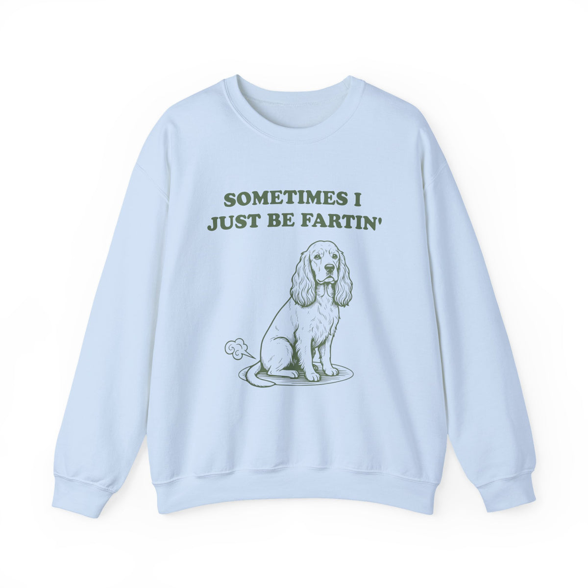 Cocker Spaniel Farts Crewneck Sweatshirt