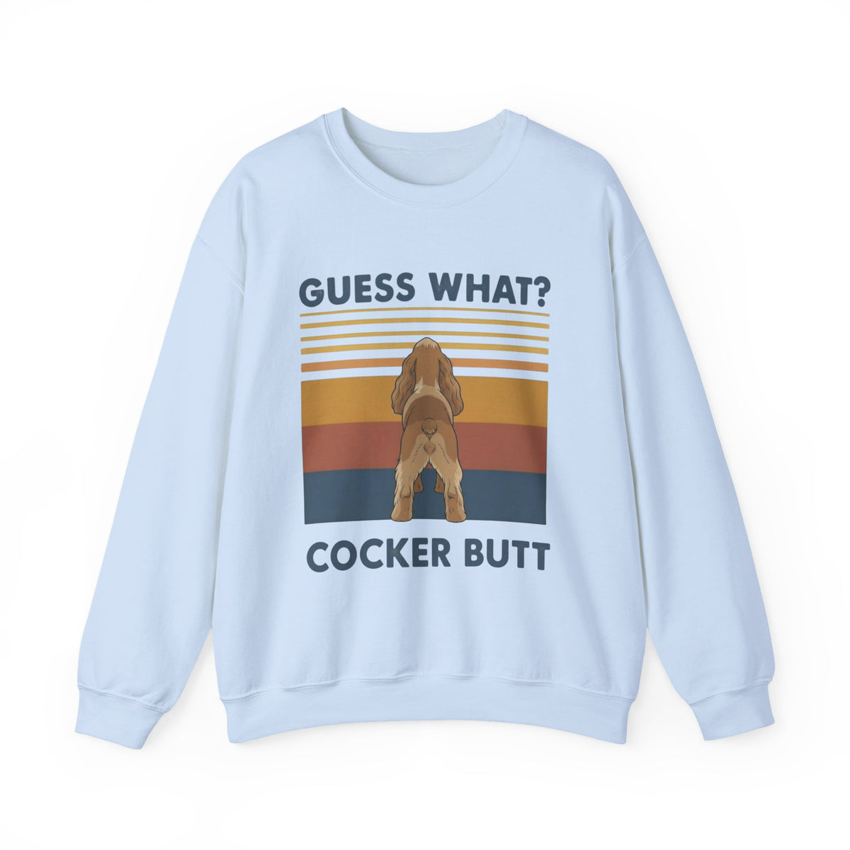 Cocker Spaniel Butt Crewneck Sweatshirt