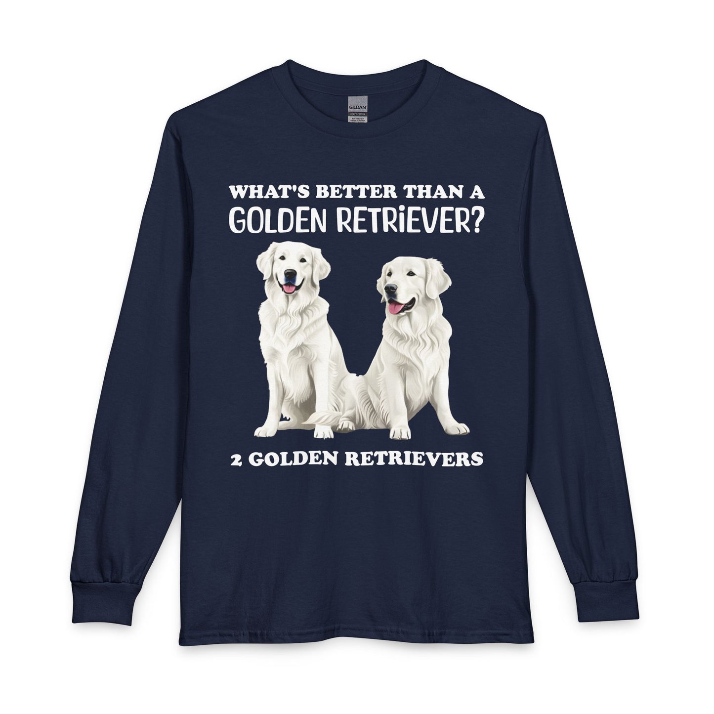 White Golden Retrievers Long Sleeve