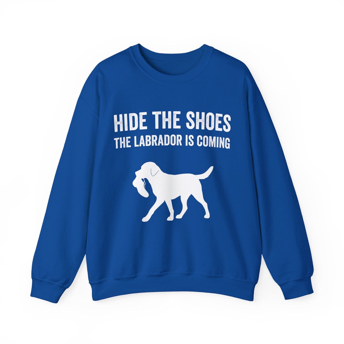 Hide The Shoes Crewneck Sweatshirt Royal