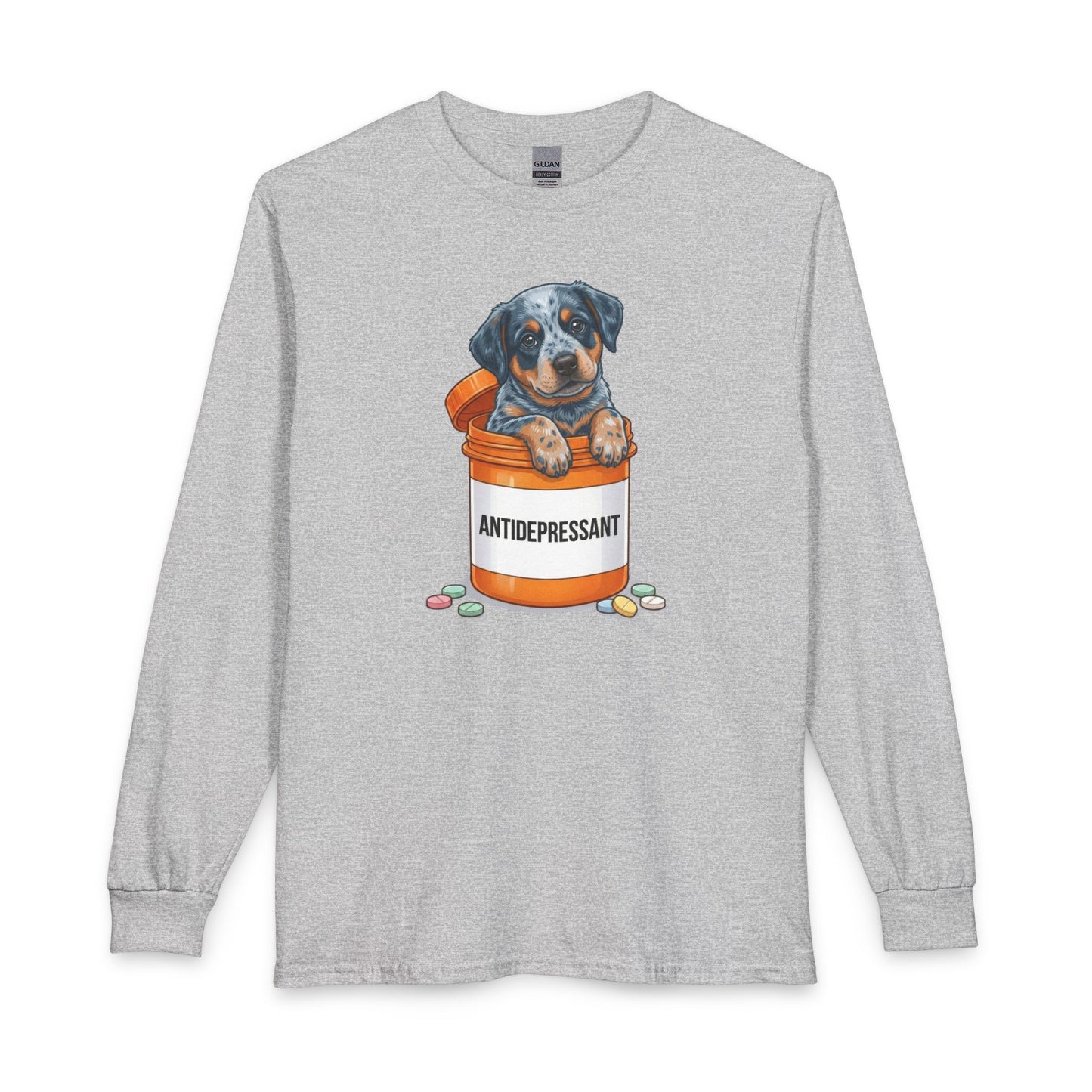 Blue Heeler Antidepressant Long Sleeve