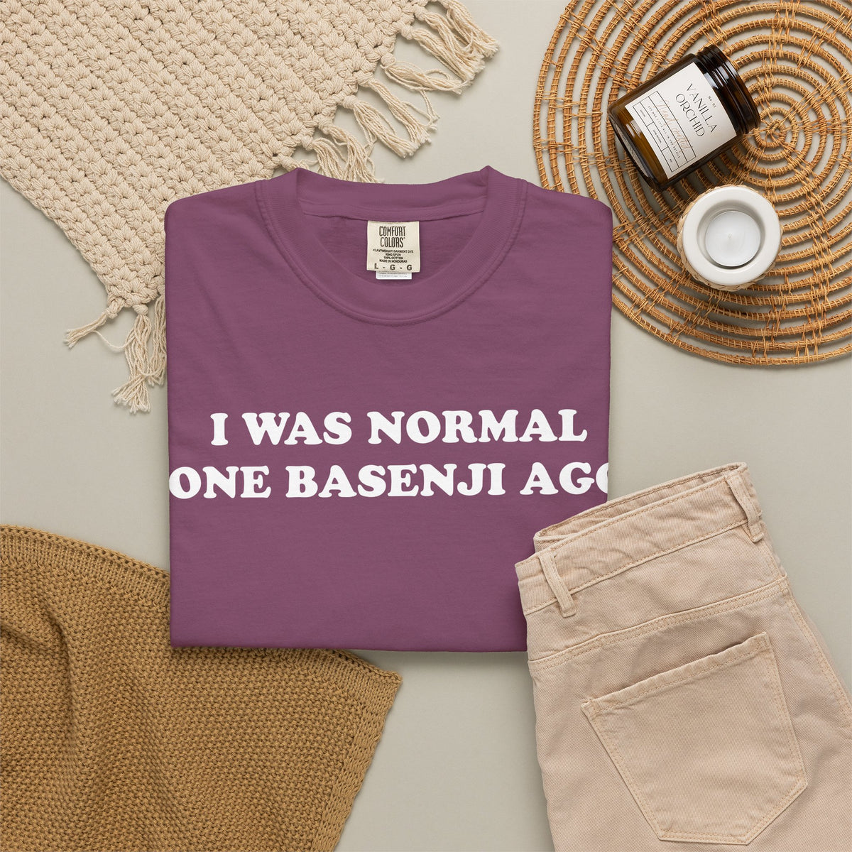One Basenji Ago Premium Tee