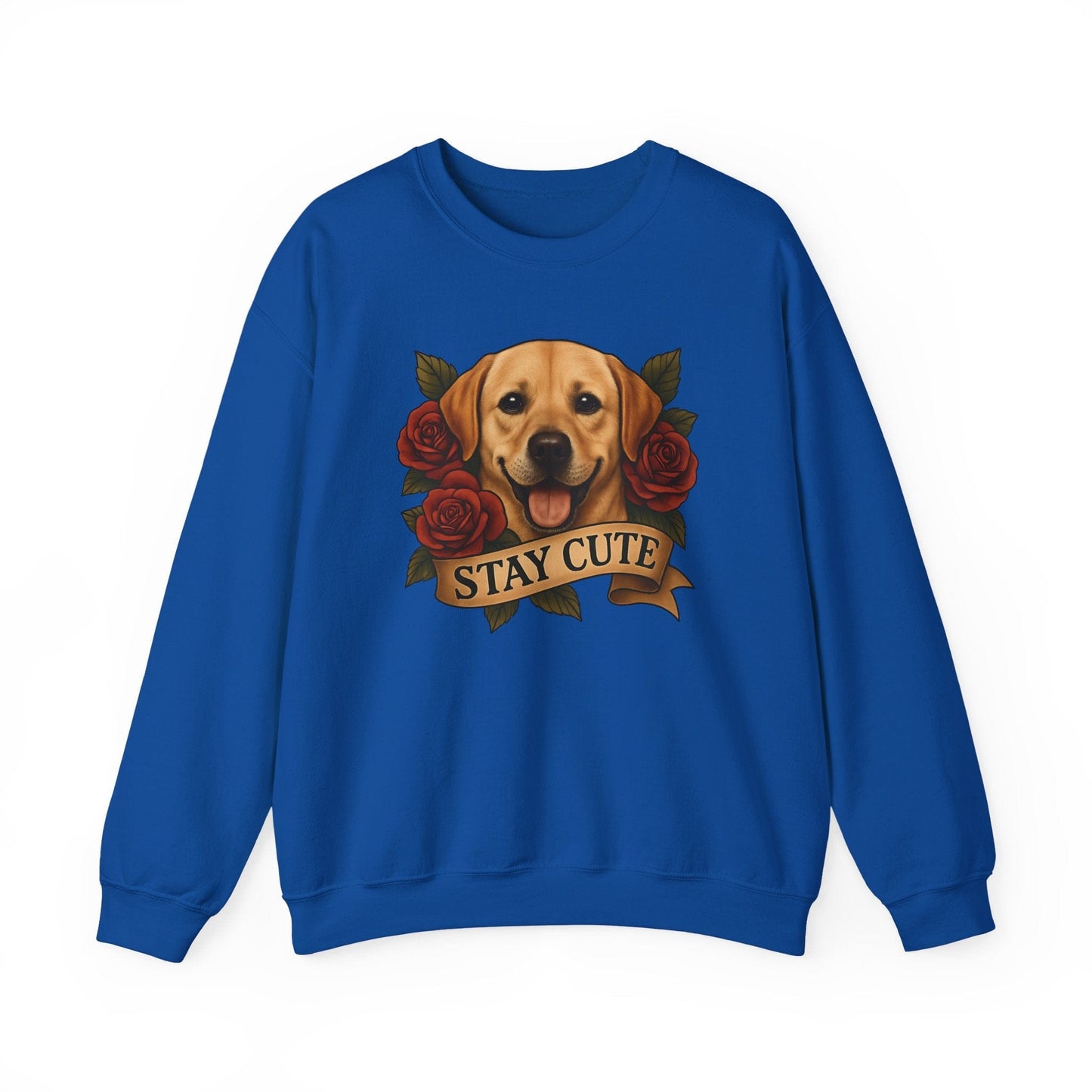 Labrador Tattoo Crewneck Sweatshirt Royal
