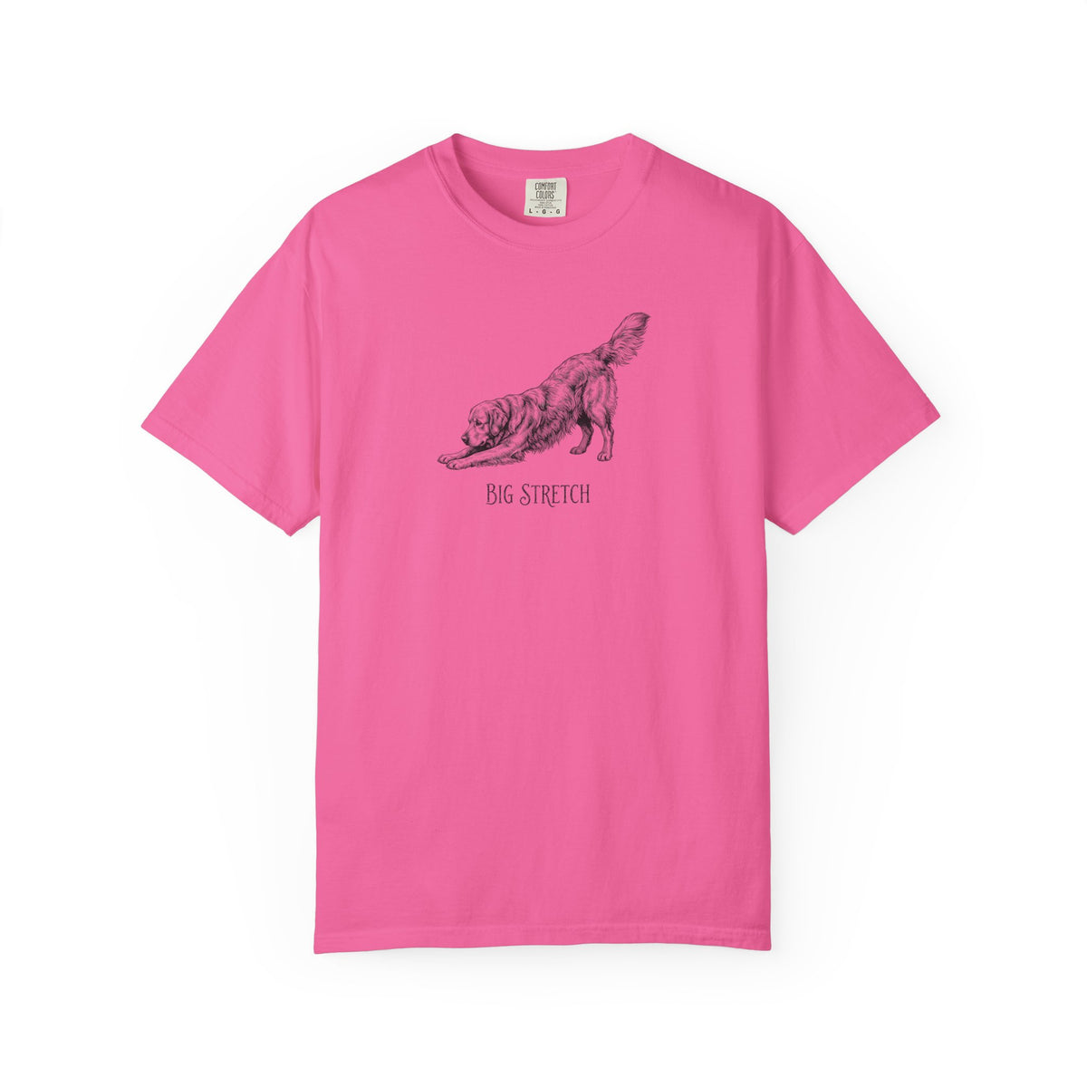 Big Stretch Golden Retriever Premium Tee