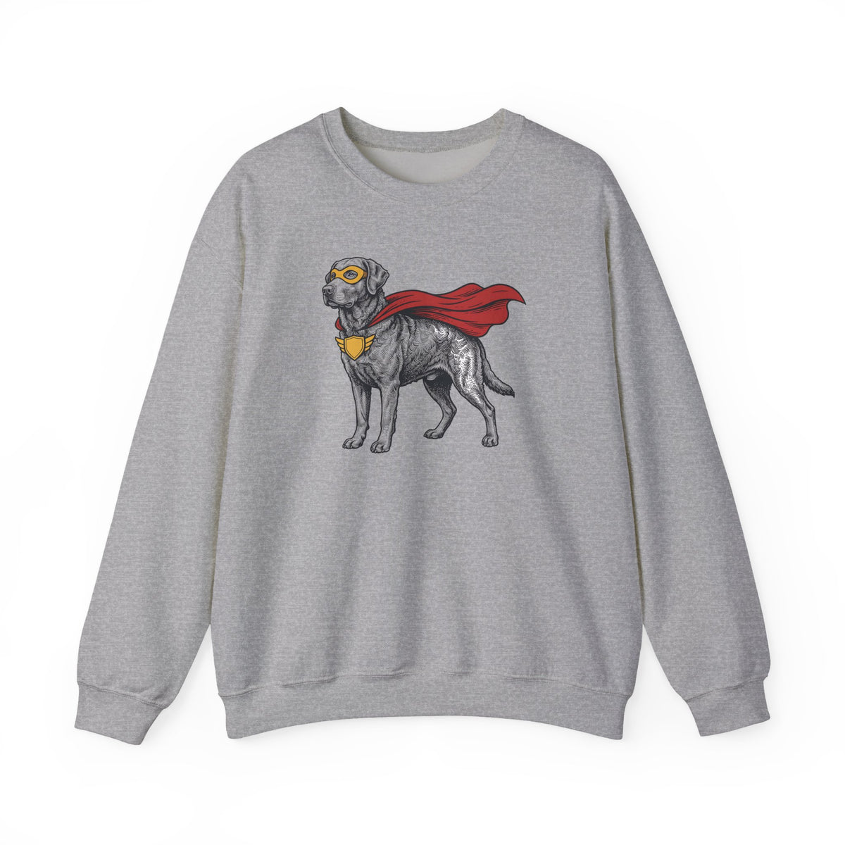 Chesapeake Bay Retriever Superhero Crewneck Sweatshirt