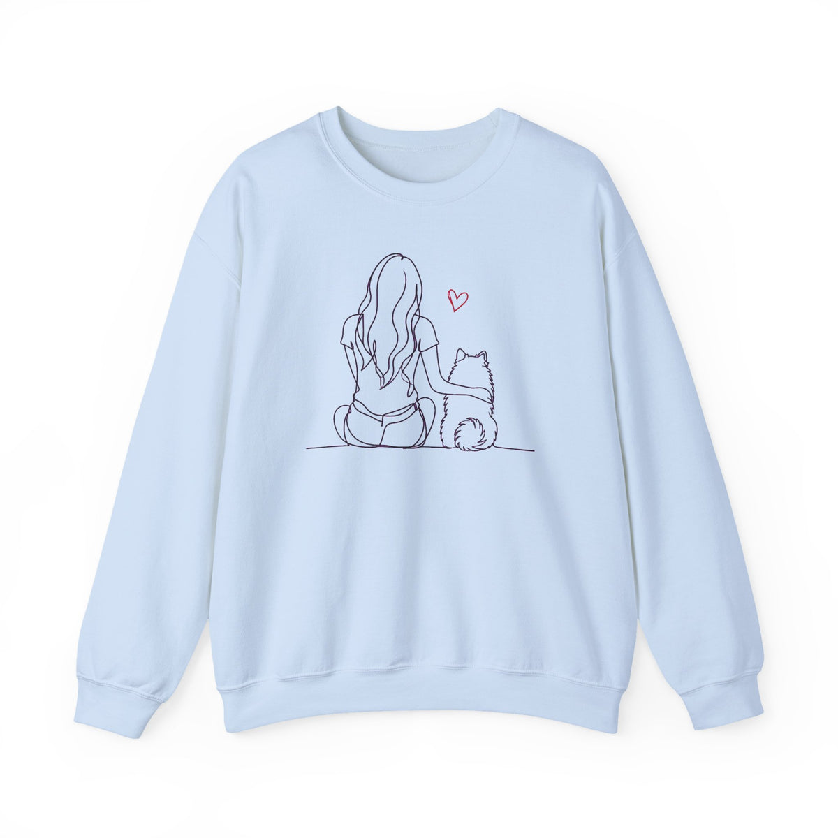 Pomeranian Hug Crewneck Sweatshirt
