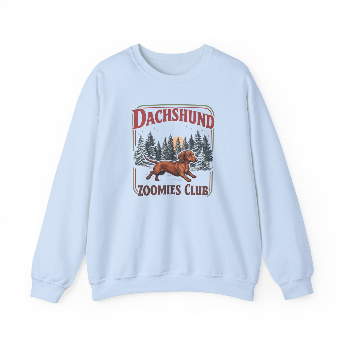 Dachshund Zoomies Club Crewneck Sweatshirt