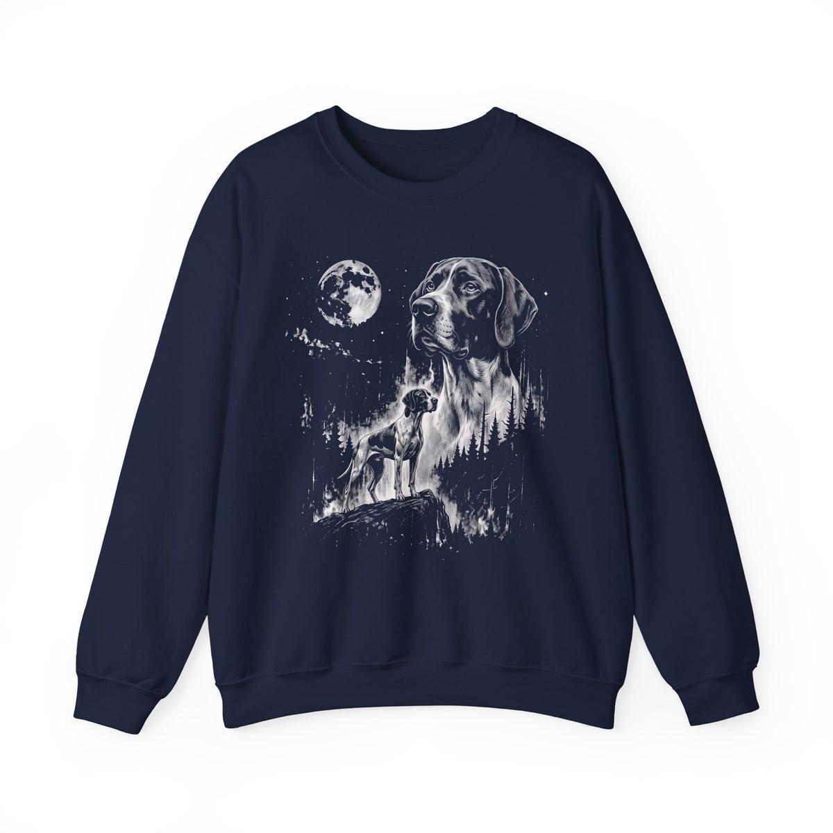 English Pointer Moonlight Crewneck Sweatshirt