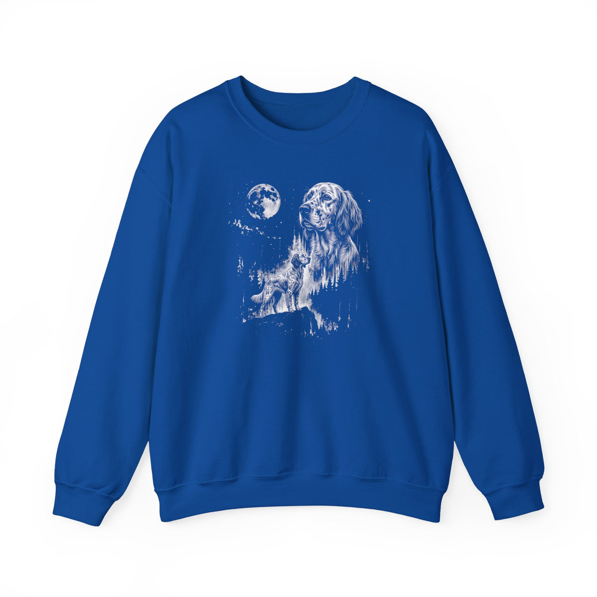 English Setter Moonlight Crewneck Sweatshirt