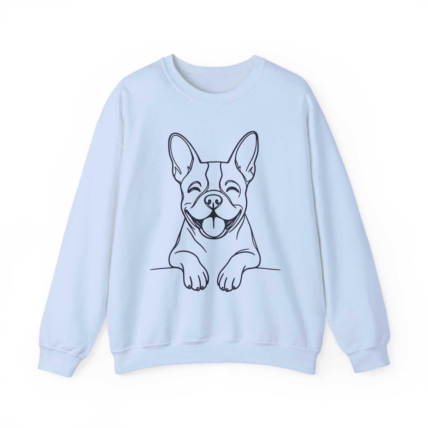 Boston Terrier Lineart Crewneck Sweatshirt