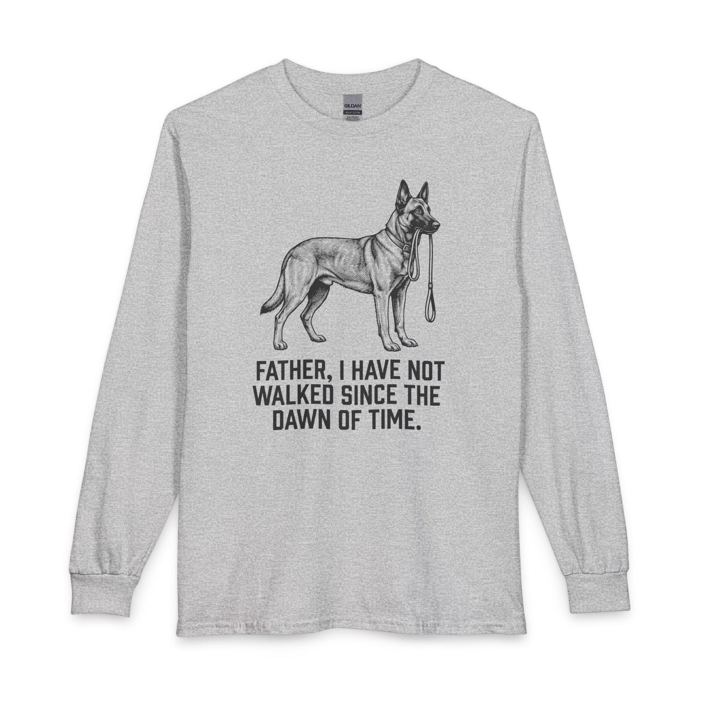 Belgian Malinois Father Walking Long Sleeve