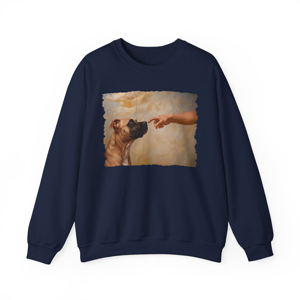 Pitbull Fawn Creation Crewneck Sweatshirt