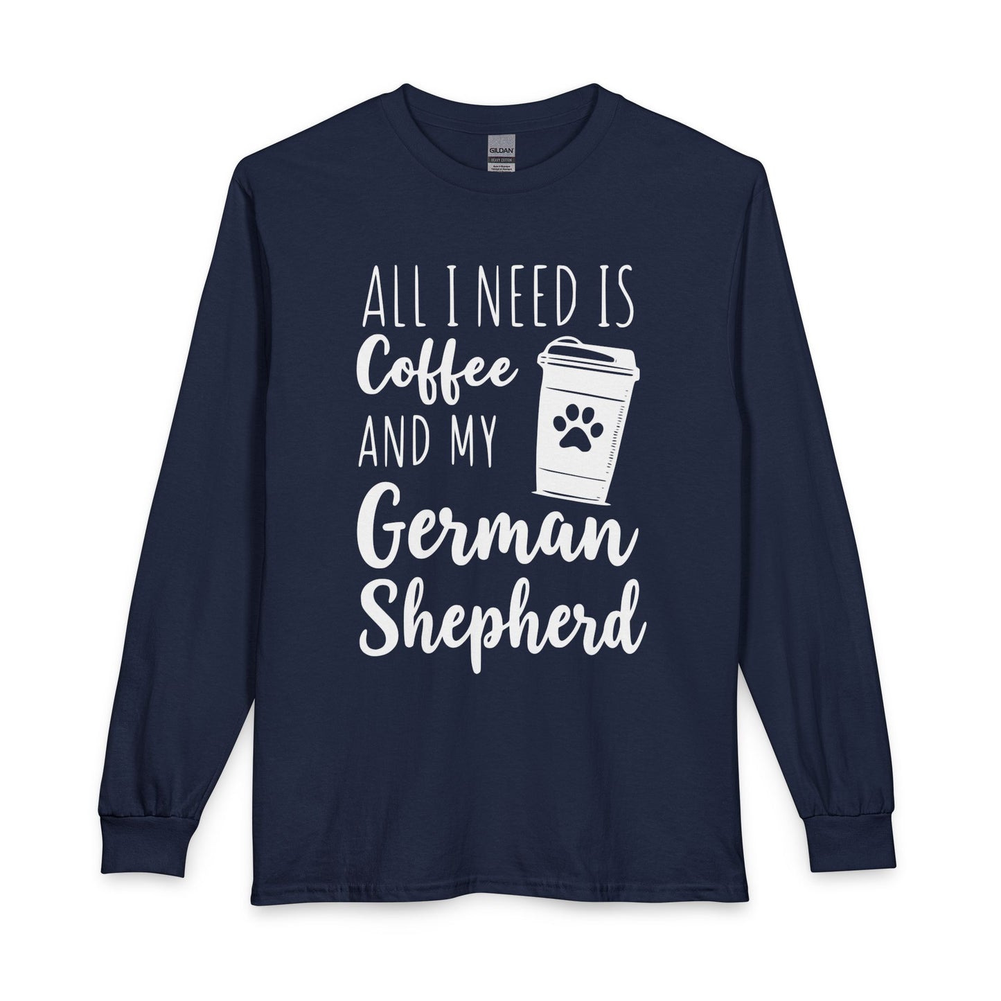 German Shepherd Coffee Long Sleeve