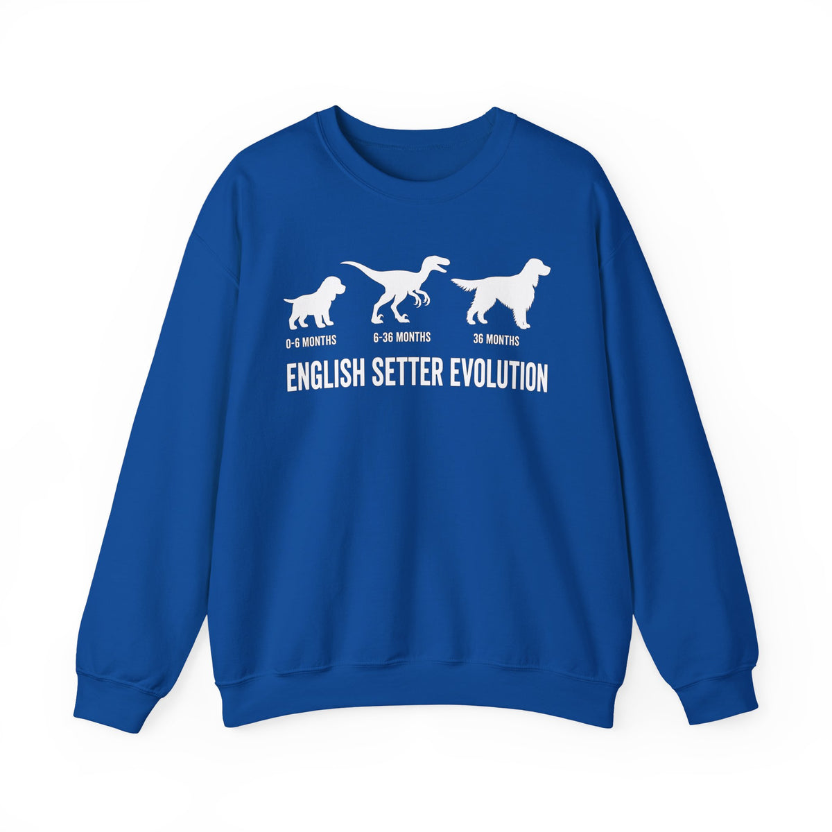 English Setter Evolution Crewneck Sweatshirt