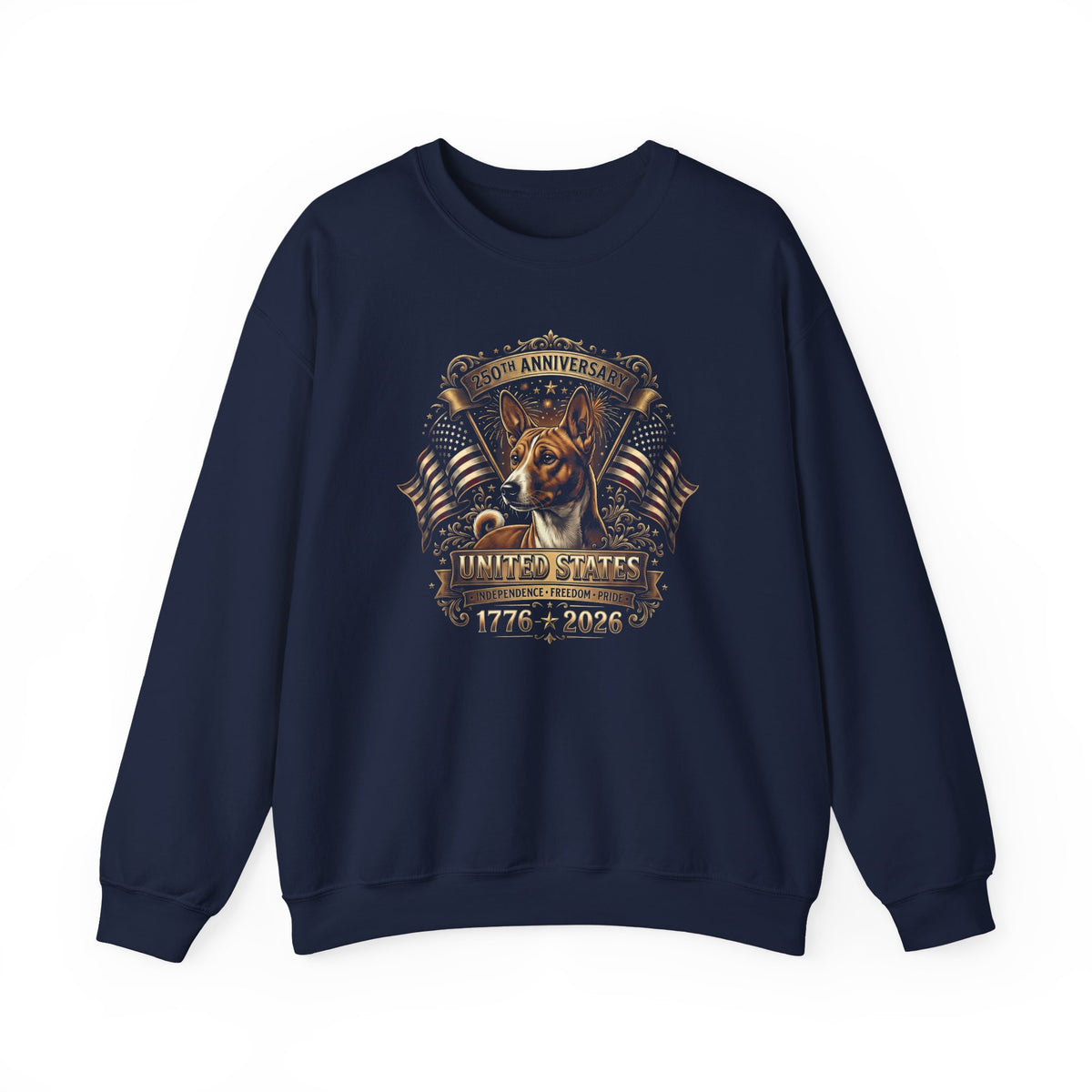 Basenji USA Crewneck Sweatshirt