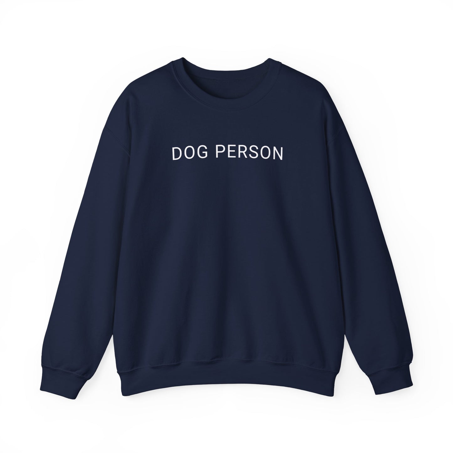 Dog Person Crewneck Sweatshirt Navy