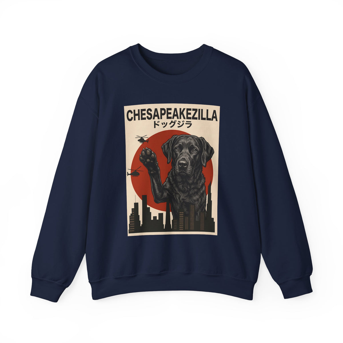 Chesapeake Bay Retriever Chesapeakezilla Crewneck Sweatshirt
