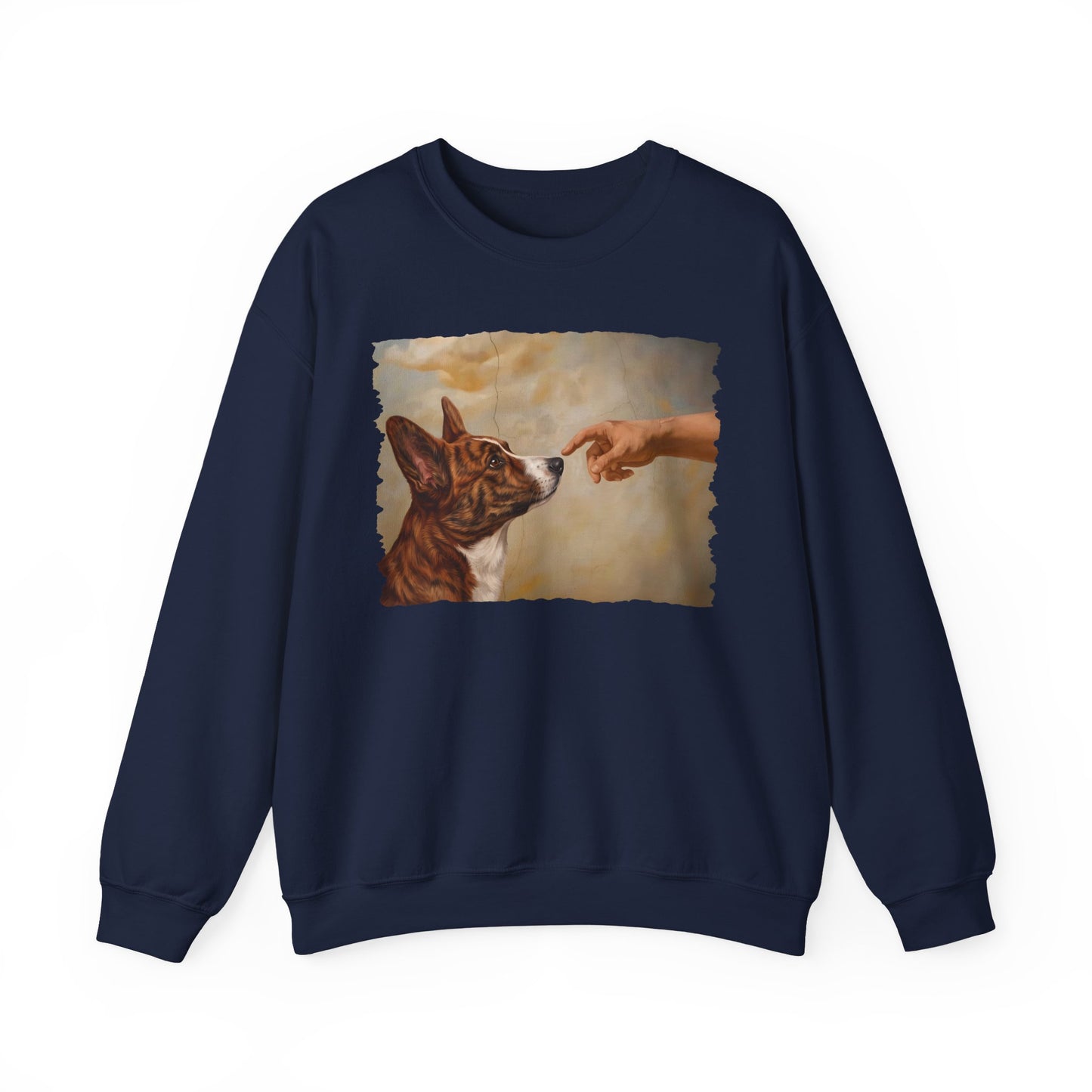 Cardigan Welsh Corgi Red Brindle Creation Crewneck Sweatshirt