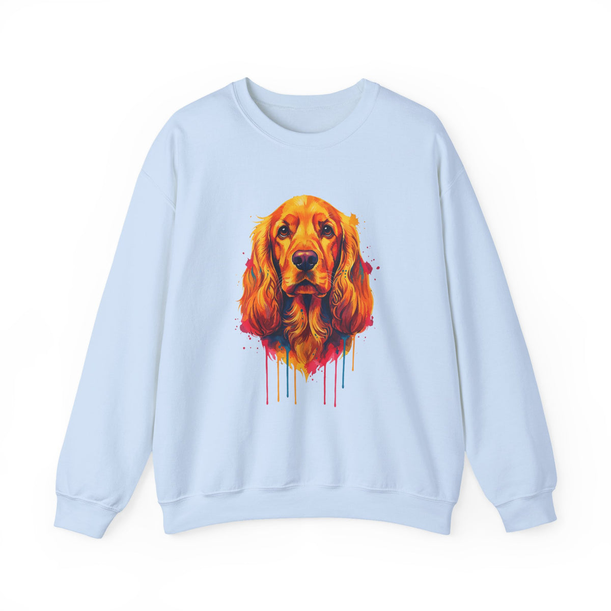 Cocker Spaniel Painting Crewneck Sweatshirt