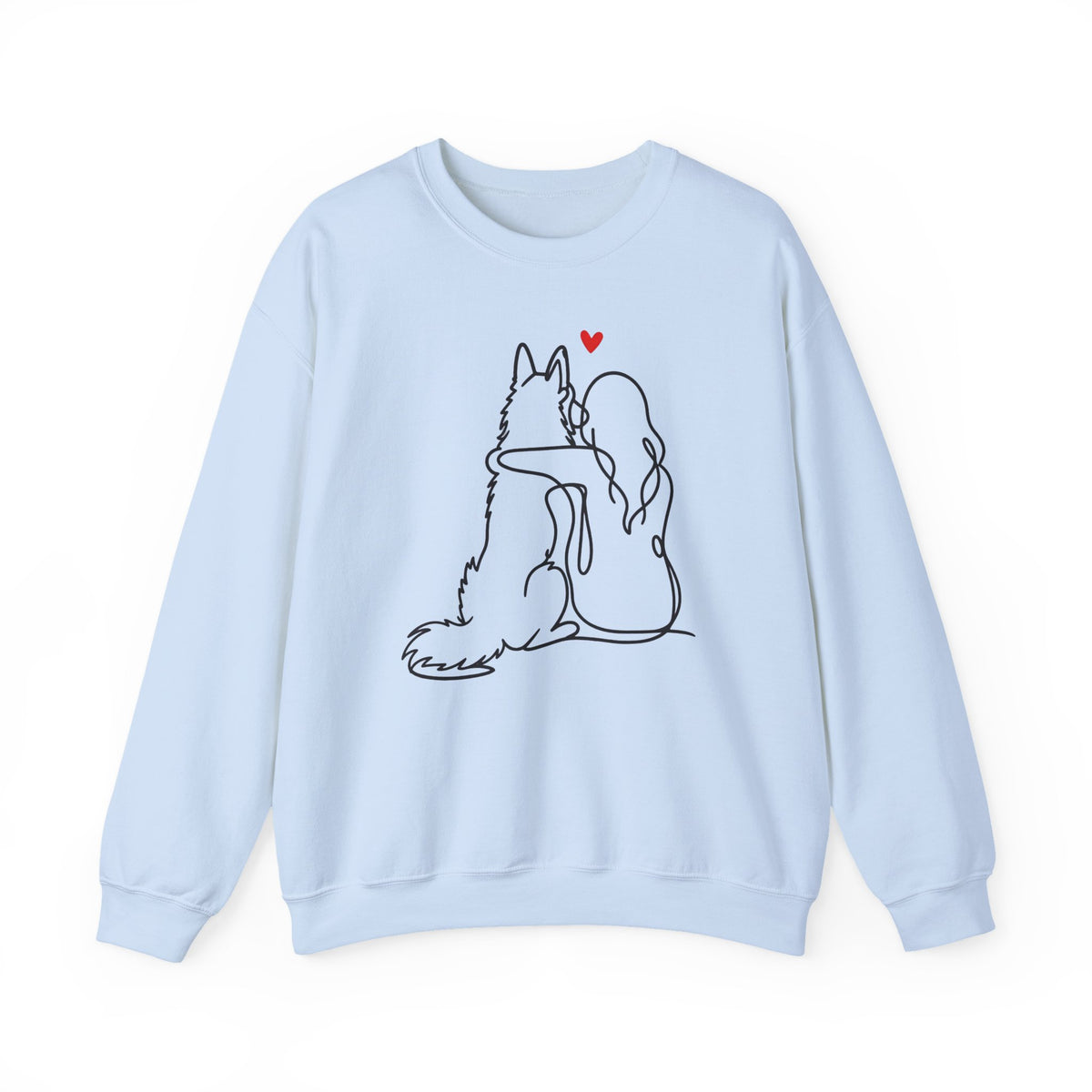 Belgian Tervuren Lineart Crewneck Sweatshirt
