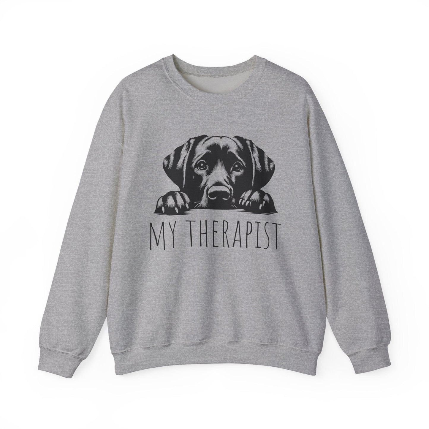 My Therapist Crewneck Sweatshirt Sport Grey