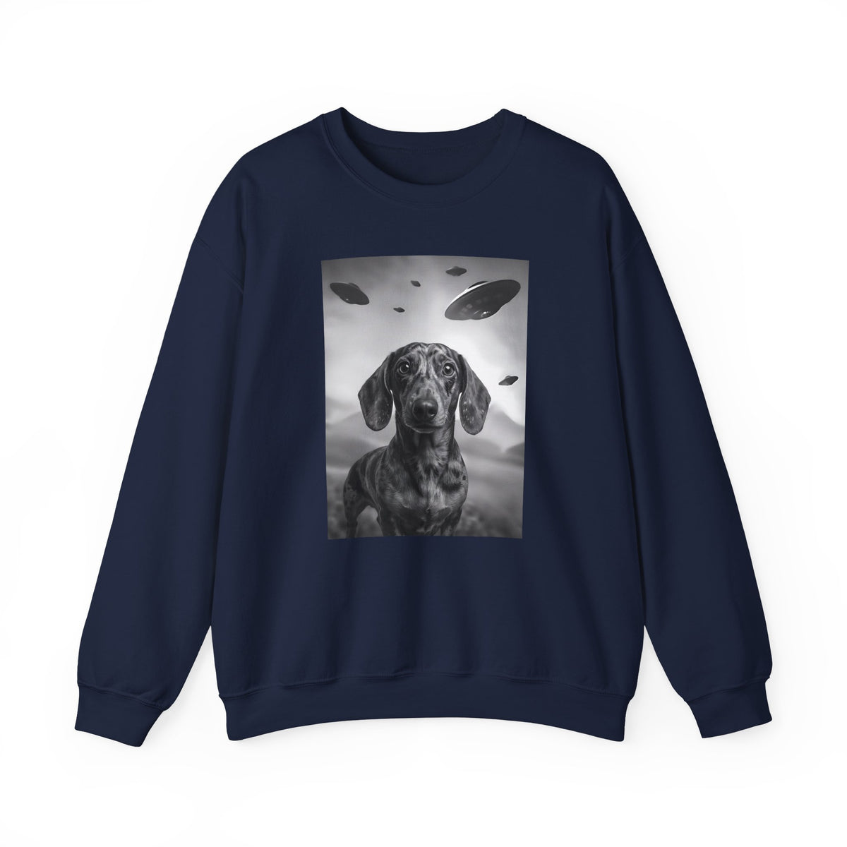 Dachshund UFO Crewneck Sweatshirt