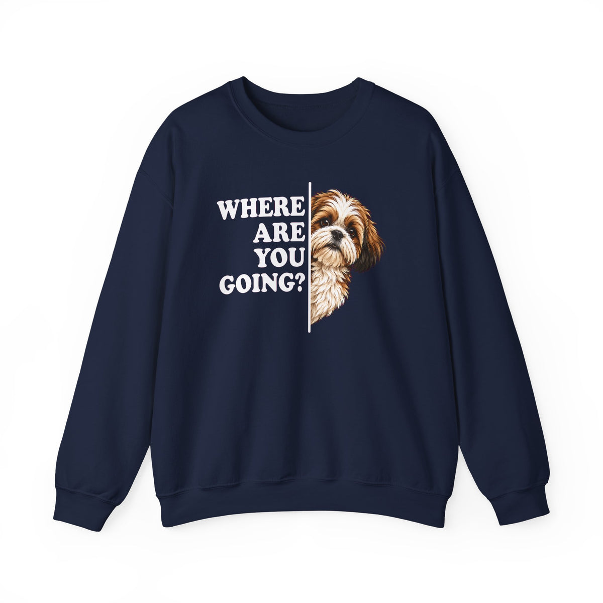 Shih Tzu Alert Crewneck Sweatshirt