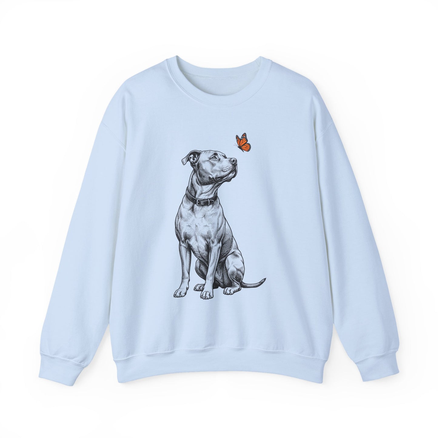 Pitbull Butterfly Crewneck Sweatshirt