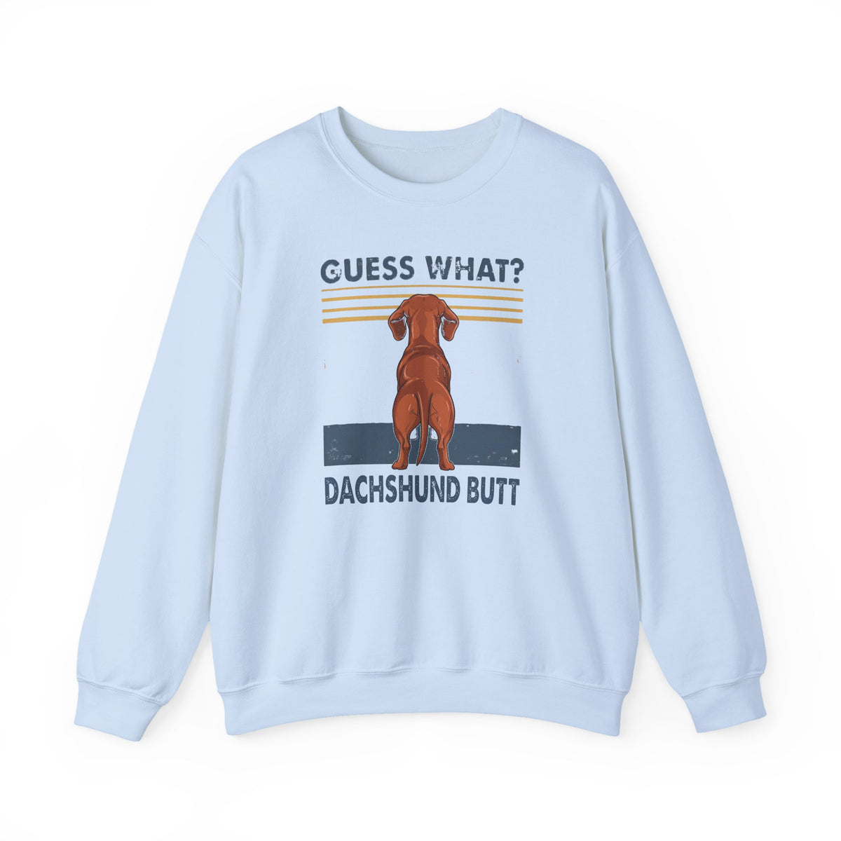 Dachshund Guess What Crewneck Sweatshirt
