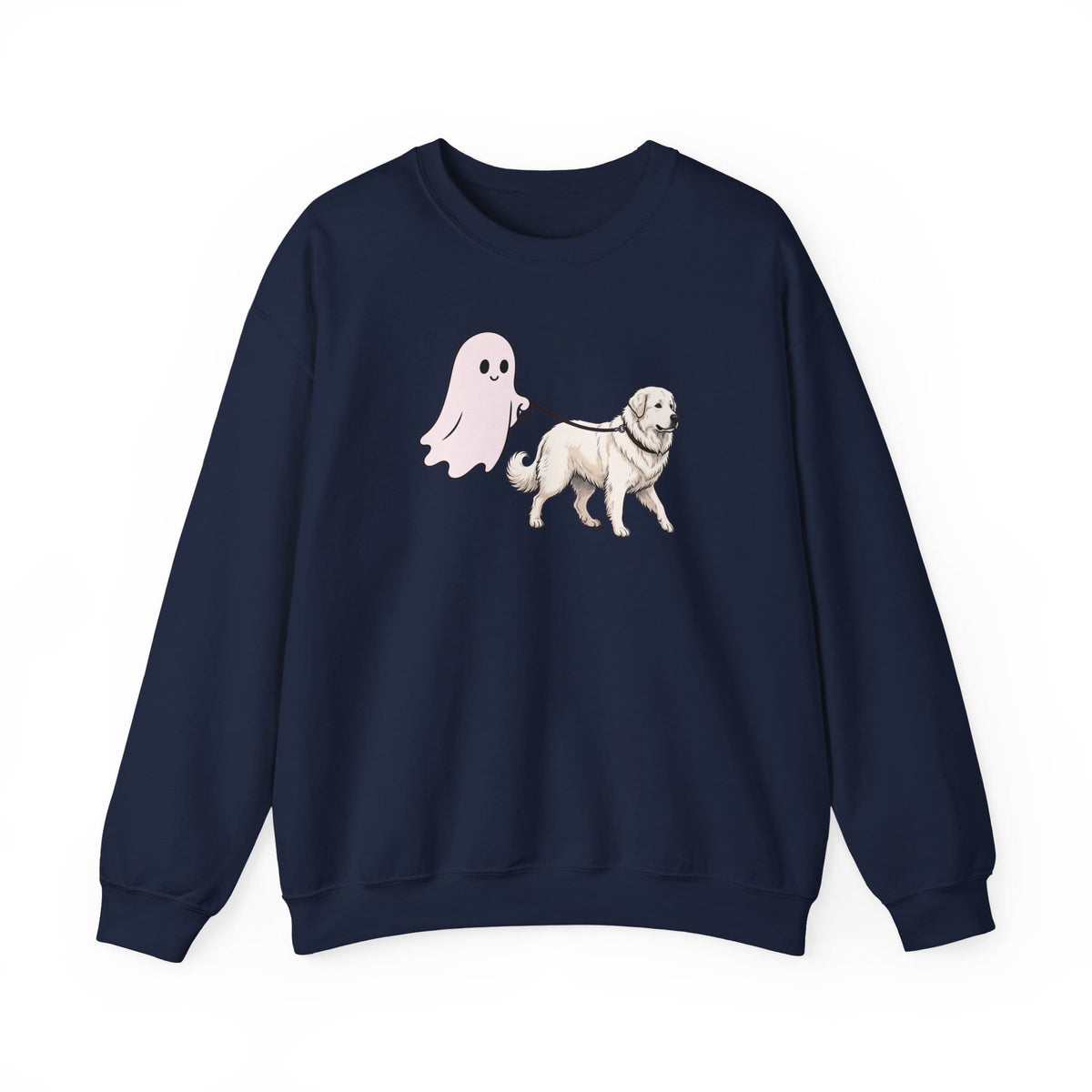 Great Pyrenees Ghost Walk Crewneck Sweatshirt