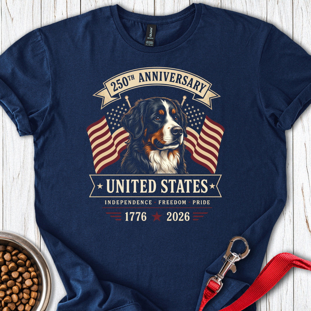 250 Years Bernese Mountain Dog Navy